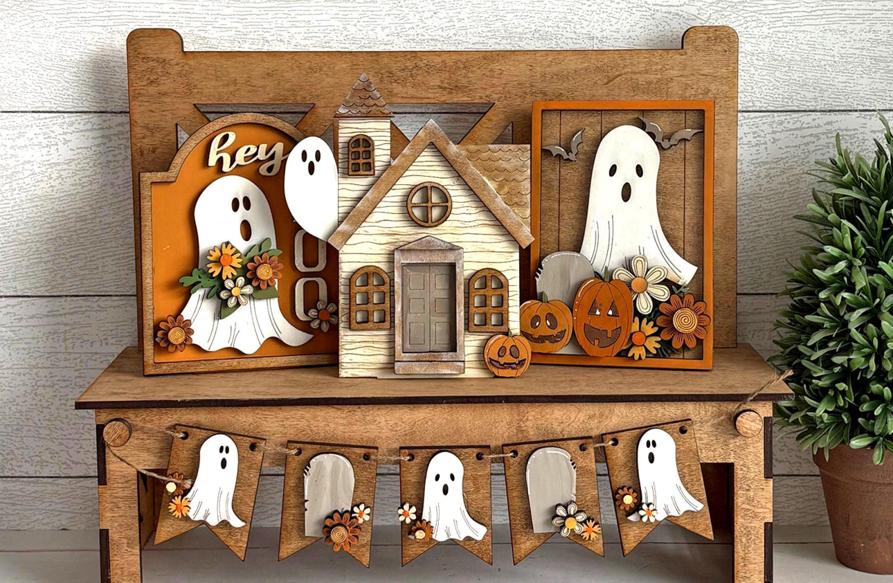 Haunted House Bench