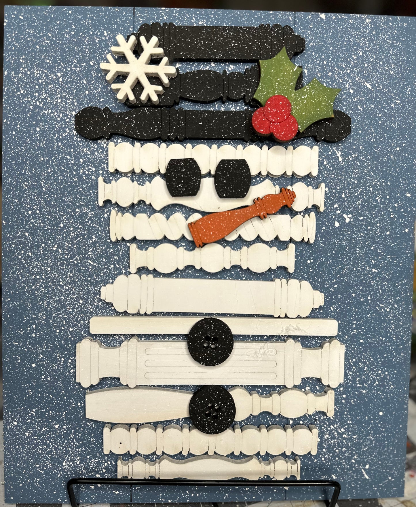 Spindle Snowman