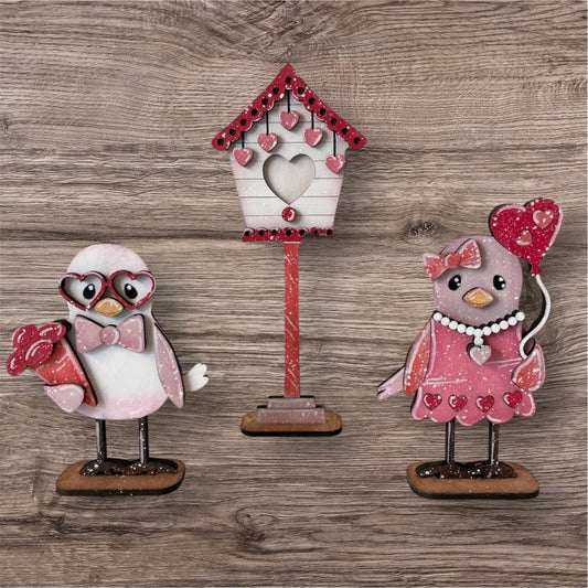 Love Birds with House