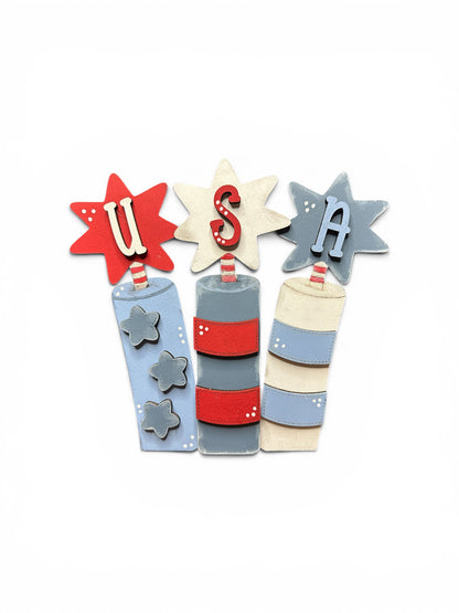 Firecracker Shelf Sitter