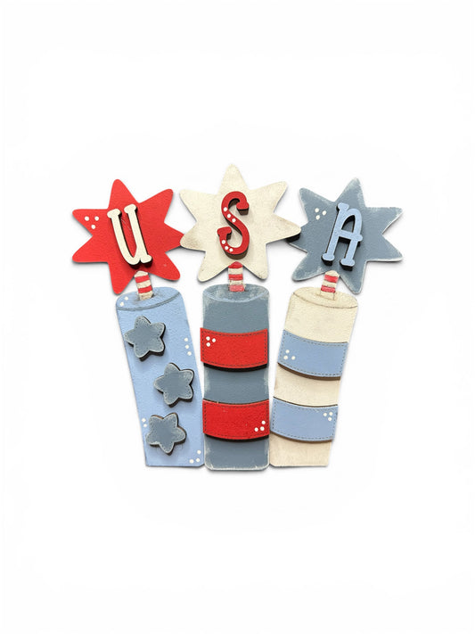 Firecracker Shelf Sitter