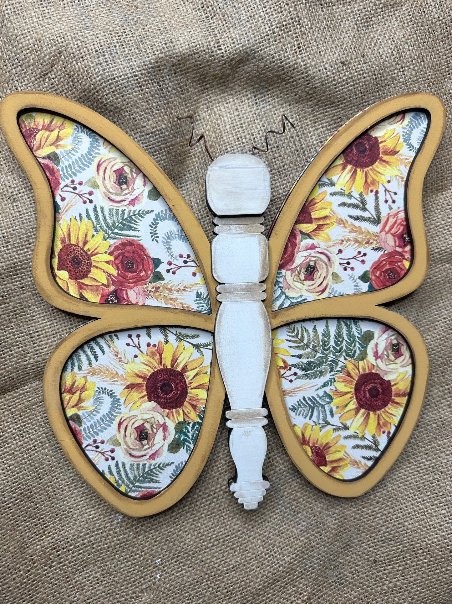Spindle Open Pane Butterfly